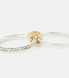 Spinelli Kilcollin - Marigold sterling silver and 18kt gold ring with diamonds