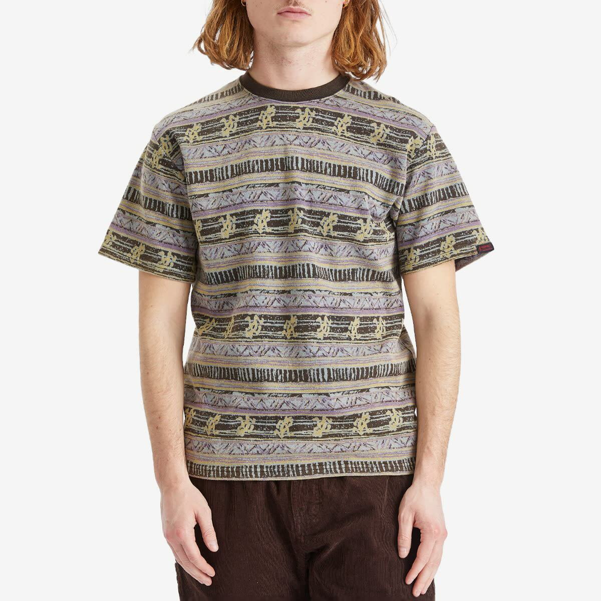 【THISISNEVERTHAT】Jacquard Pattern Button Up Top Multi Jacquard-Pattern-Button-Up-Top