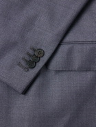 Slowear - Double-Breasted Wool Woven Suit - Gray