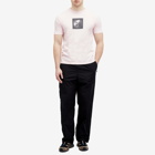 Stone Island Men's Institutional One Badge Print T-Shirt in Pink