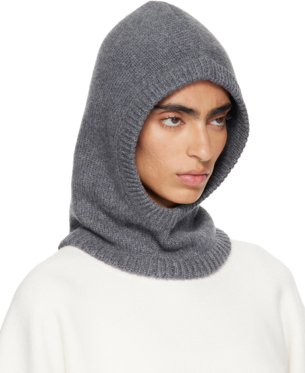 LISA YANG Gray Astri Balaclava