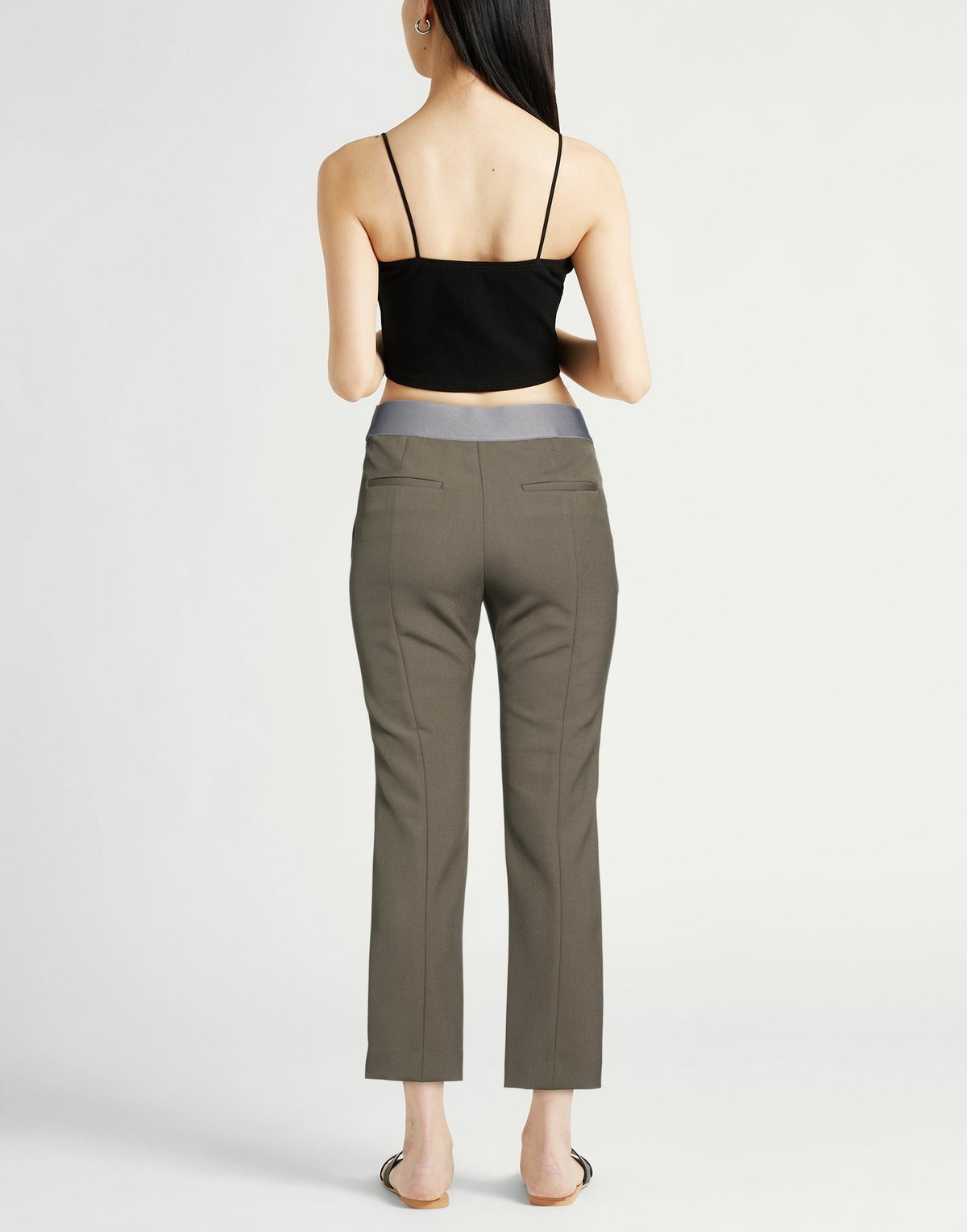 Peserico Easy Womens Pants Dark in Green
