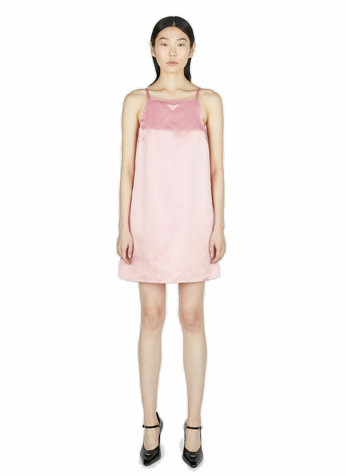 ワンピース PRADA PINK SATIN DRESS Prada Pink Satin Dress | italist