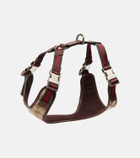 Gucci S/M GG canvas dog harness