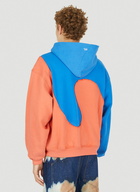 Swirl Hooded Sweatshirt in Blue