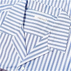 Nanamica Open Collar Patchwork Stripe Shirt