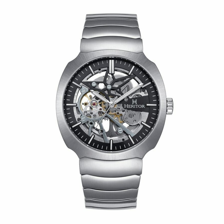Photo: Heritor Magnus Automatic Black Dial Mens Watch HERHS4101