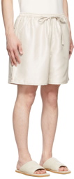 Acne Studios Beige Triacetate Shorts