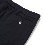 De Bonne Facture - Wide-Leg Cotton-Drill Shorts - Blue