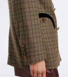 Blazé Milano Everyday checked wool and cashmere blazer