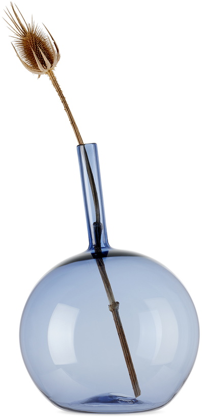 Photo: Nate Cotterman Blue Large Round Tilt Vase
