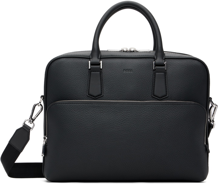 Photo: BOSS Black Embossed Logo Document Briefcase