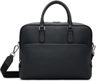 BOSS Black Embossed Logo Document Briefcase