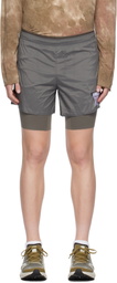 Satisfy Gray CoffeeThermal 8 Shorts