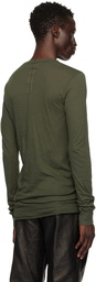 Rick Owens Green Porterville Basic Long Sleeve T-Shirt