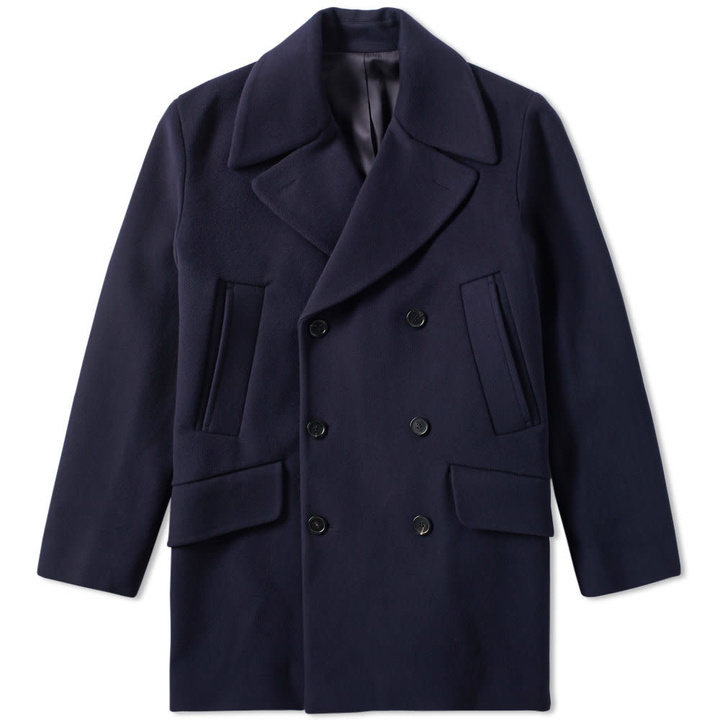 Photo: Acne Studios Murray Peacoat Blue