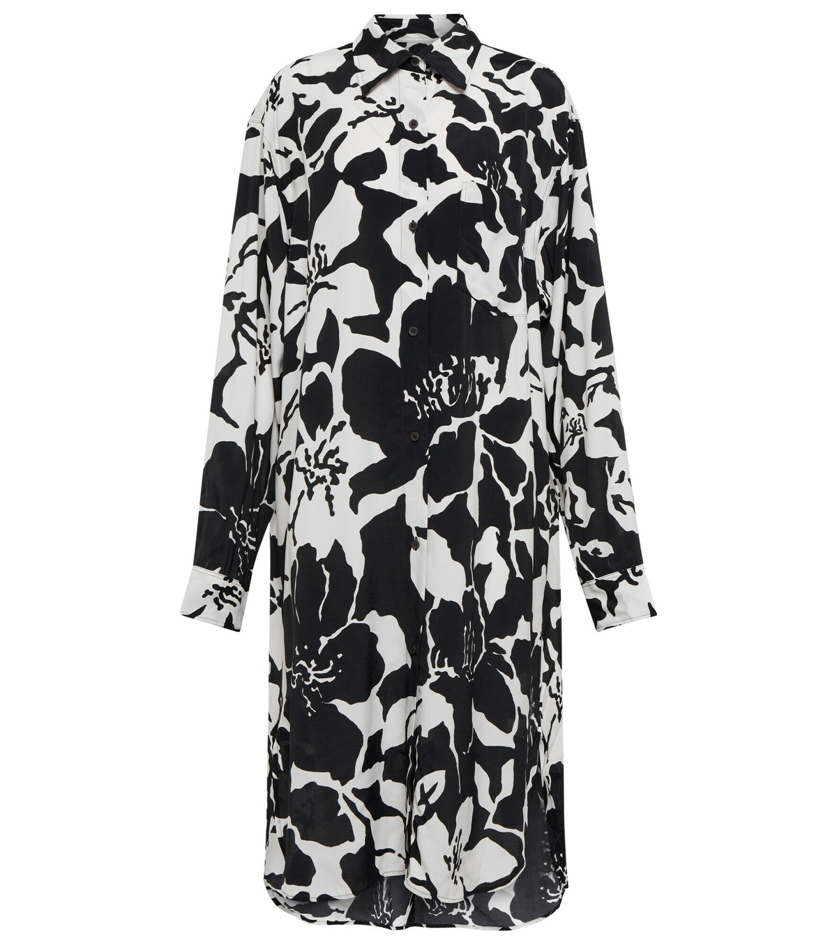 Dries Van Noten - Dayley floral shirt dress Dries Van Noten