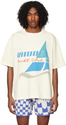 Rhude Off-White 'Yacht Club' T-Shirt