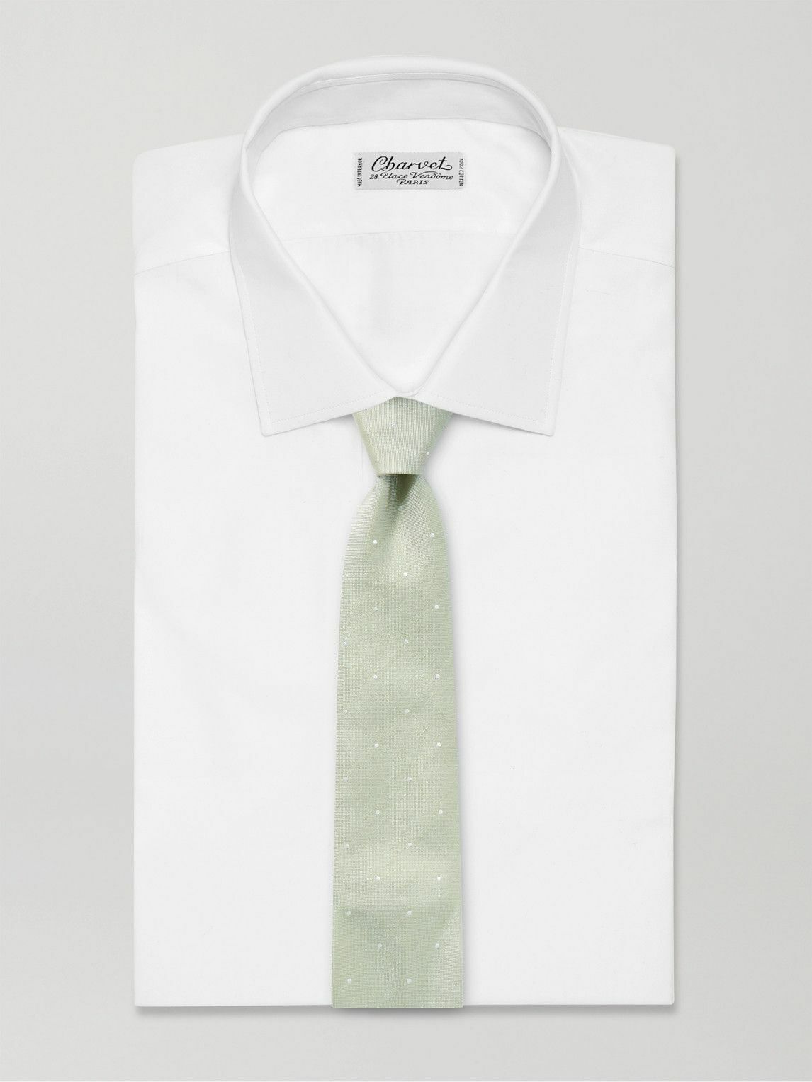 Paul Smith - 8cm Embroidered Silk and Linen-Blend Tie