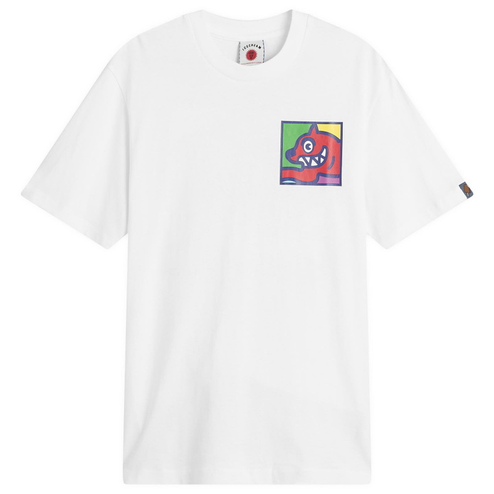 Photo: ICECREAM Men's Pop Art Running Dog T-Shirt in White
