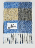 Check Scarf in Blue