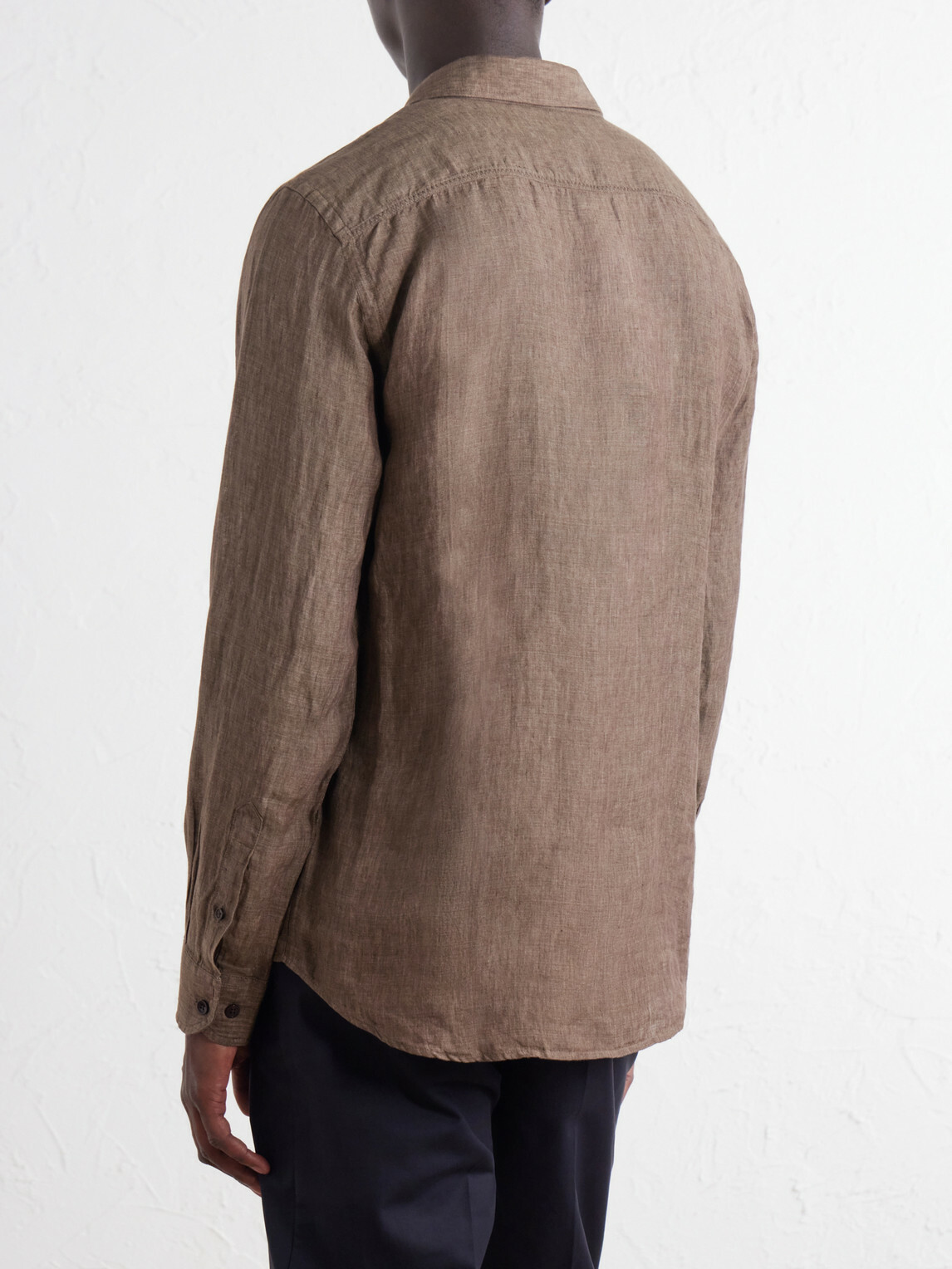 Orlebar Brown - Giles Linen Shirt - Brown