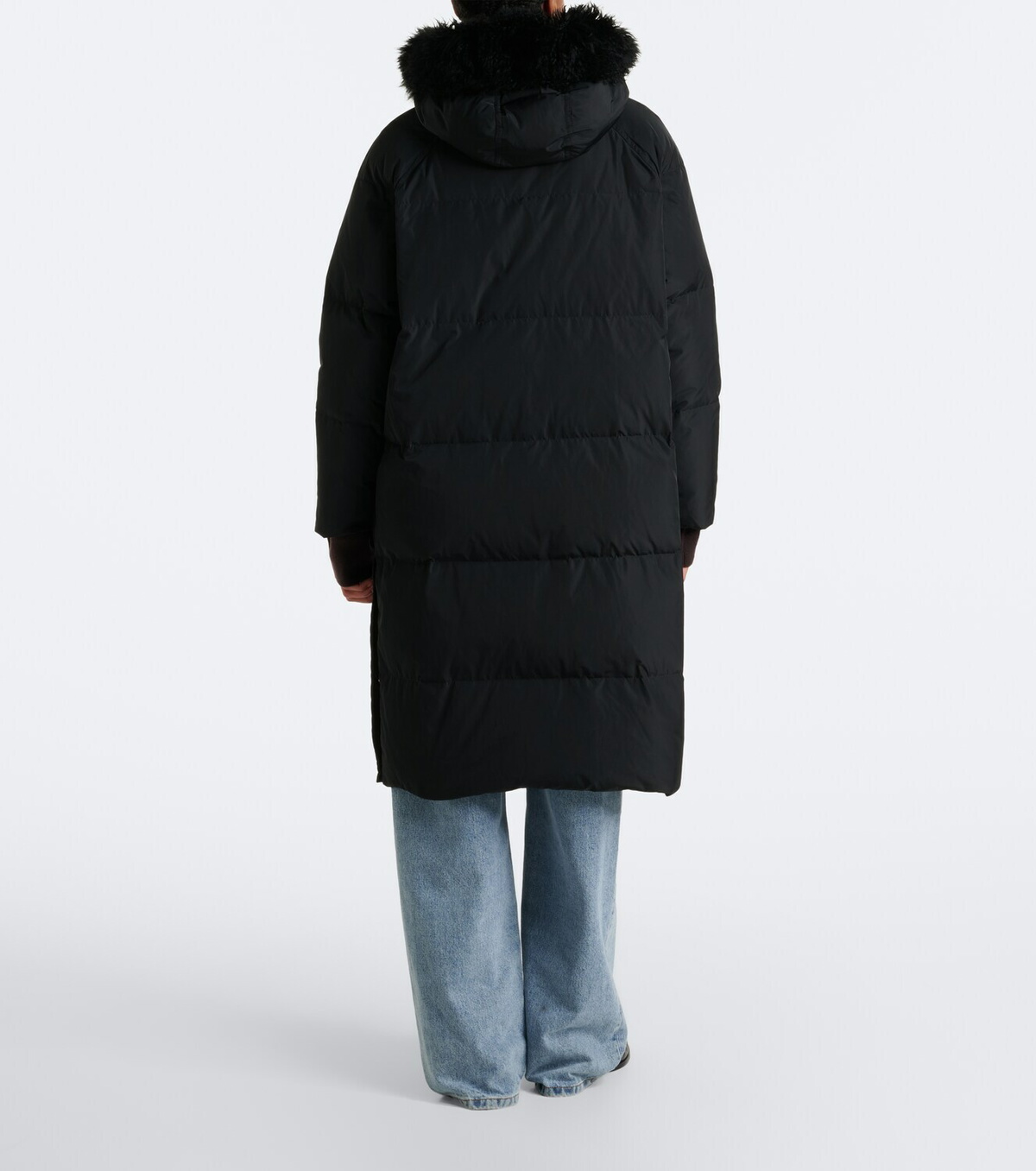 Yves Salomon Hooded down coat