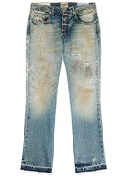 Gallery Dept. Greased 646 Flared-leg Jeans Indigo