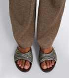 Missoni Liza lamé mules