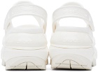 Crocs White Mega Crush Sandals