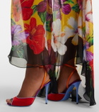 Dolce&Gabbana Keira satin slingback sandals