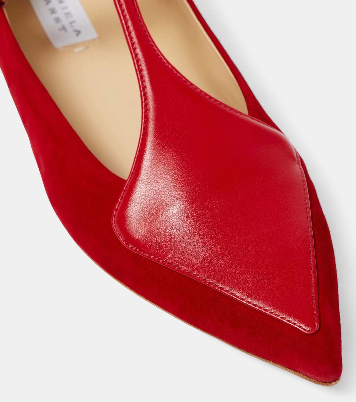 【Gabriela Hearst】 Livレザーアンドスエード Mary Janeフラッ Gabriela Hearst Liv leather and suede Mary Jane flats