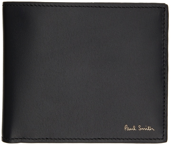 Photo: Paul Smith Black Signature Stripe Interior Bifold Wallet
