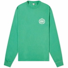 Sporty & Rich x Prince Crest Long Sleeve T-Shirt in Kelly Green/White