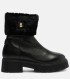 Bogner Turin shearling-lined leather ankle boots