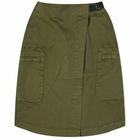 Gramicci Women's Wrap Mini Skirt in Olive