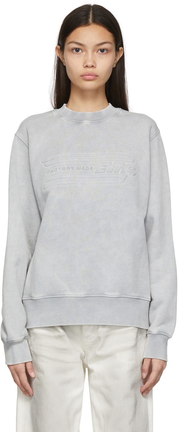 Eytys Grey Austin Ivory Acid Sweatshirt Eytys