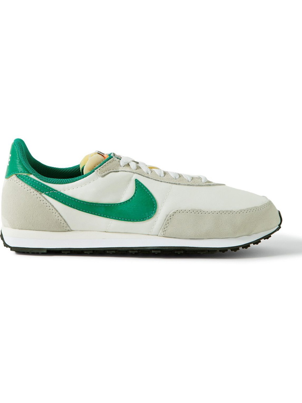Photo: Nike - Waffle 2 Leather and Suede-Trimmed Nylon Sneakers - White