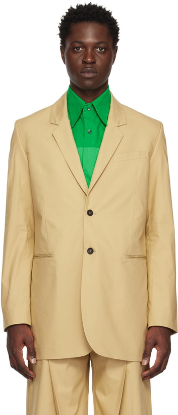 Photo: T/SEHNE SSENSE Exclusive Beige Blazer