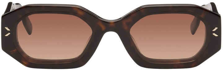 Photo: MCQ Tortoiseshell Geometrical Sunglasses