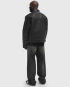 Avirex BLACK MOTO JACKET Black Mens Bomber Jacket