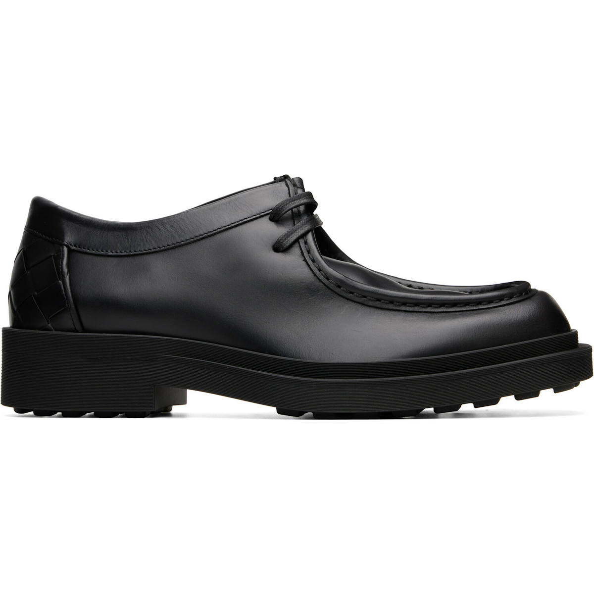 Bottega Veneta Black Ben Derbys