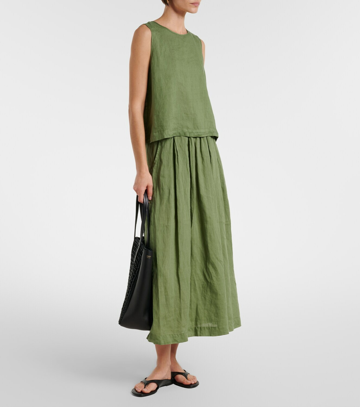 Velvet Maxine linen top