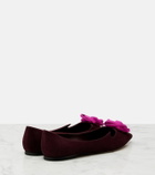 Roger Vivier Rose Vivier suede ballet flats
