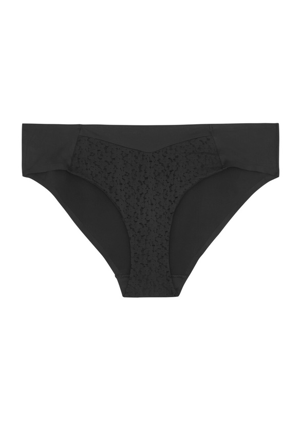 Photo: Chantelle Norah Lace-panelled Briefs Black