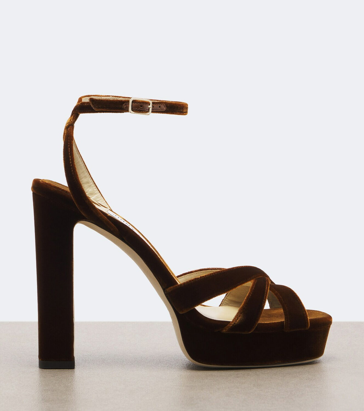 Jimmy Choo Kove velvet platform sandals