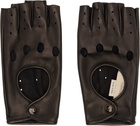 Valentino Garavani Black Biker Gloves