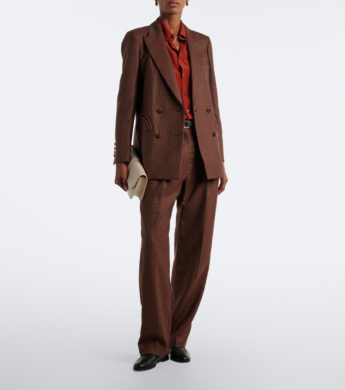 Blazé Milano Everyday checked virgin wool blazer