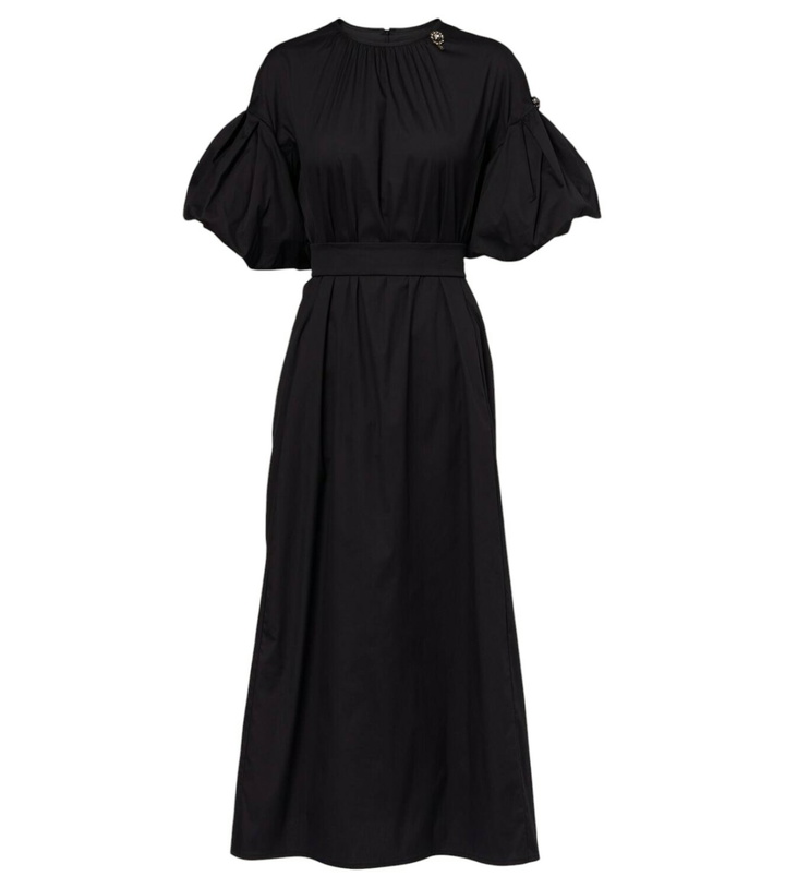 Photo: 'S Max Mara Rose cotton-blend maxi dress