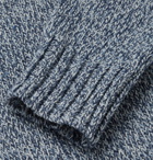 J.Crew - Slim-Fit Mélange Recycled Denim Sweater - Men - Blue